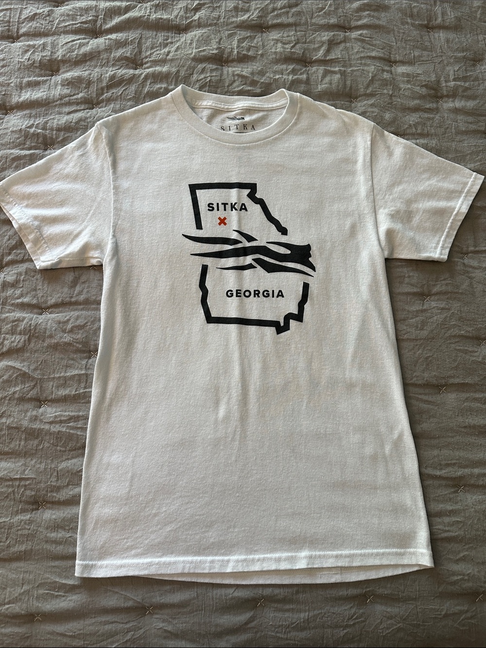 White Sitka Georgia Logo T-Shirt